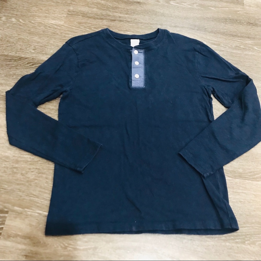 CrewCuts Henley Button Up